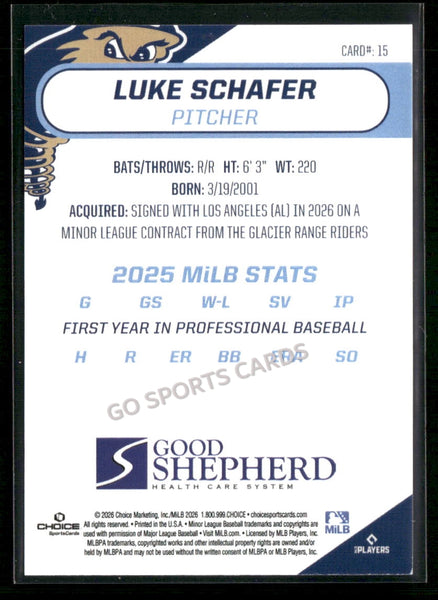 2026 Tri City Dust Devils Luke Schafer
