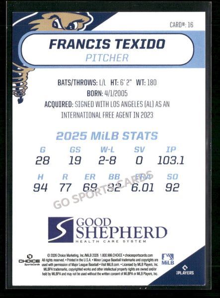 2026 Tri City Dust Devils Francis Texido