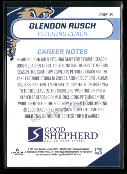 2026 Tri City Dust Devils Glendon Rusch