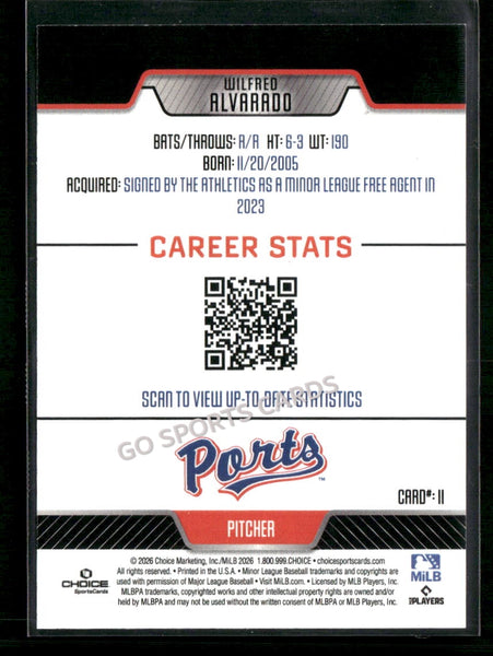 2026 Stockton Ports Wilfred Alvarado