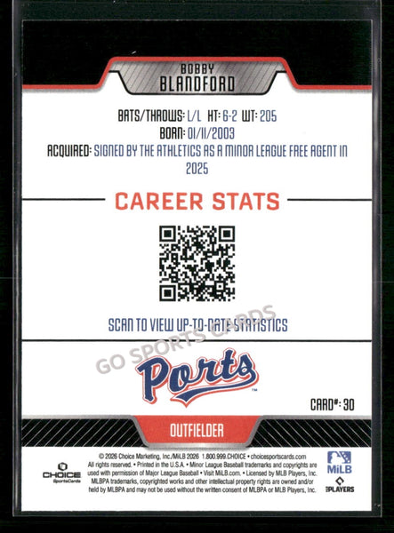 2026 Stockton Ports Bobby Blandford