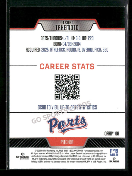 2026 Stockton Ports Itsuki Takemoto