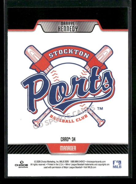 2026 Stockton Ports Darryl Kennedy