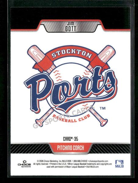 2026 Stockton Ports Jim Gott