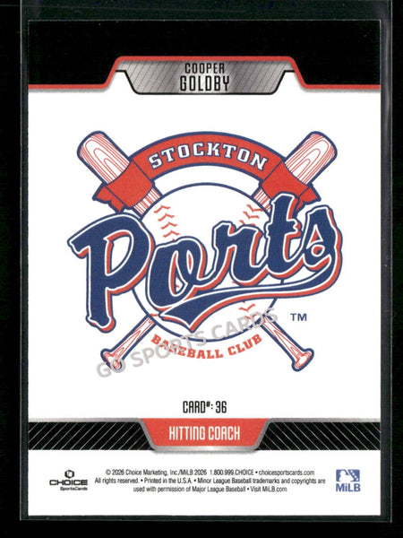 2026 Stockton Ports Cooper Goldby