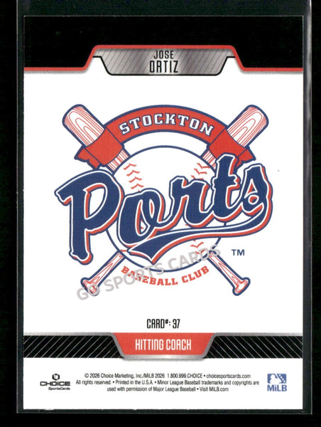2026 Stockton Ports Jose Ortiz