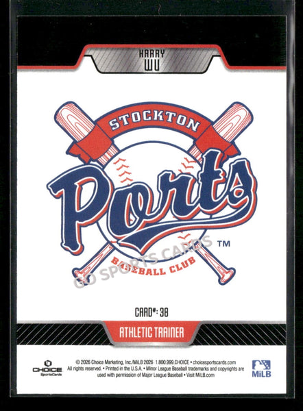 2026 Stockton Ports Harry Wu