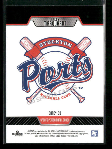 2026 Stockton Ports Haley Marquarot