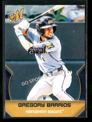 2026 Montgomery Biscuits Gregory Barrios