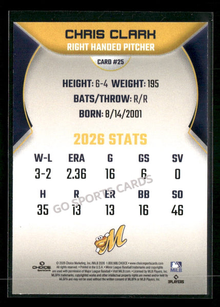 2026 Montgomery Biscuits Chris Clark