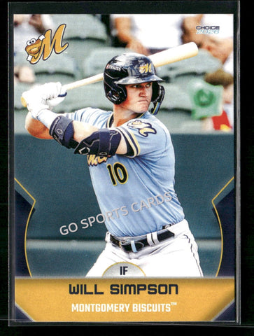 2026 Montgomery Biscuits Will Simpson