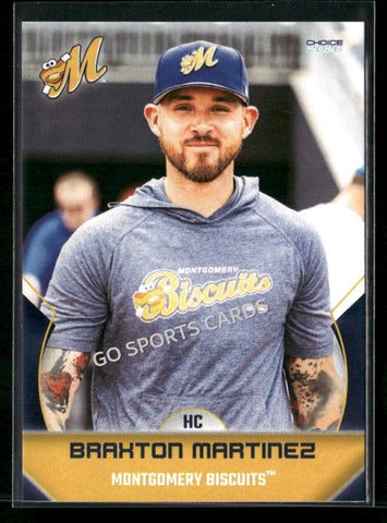 2026 Montgomery Biscuits Braxton Martinez