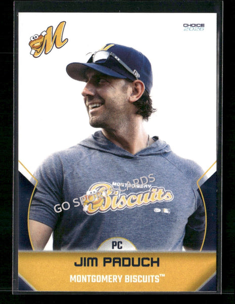 2026 Montgomery Biscuits Jim Paduch