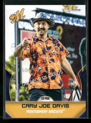 2026 Montgomery Biscuits Cary Joe Davis
