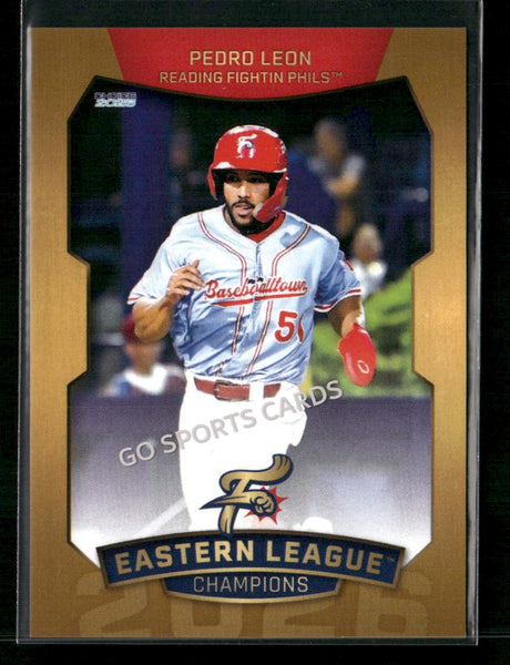 2026 Reading Fightin Phils Champions Pedro Leon