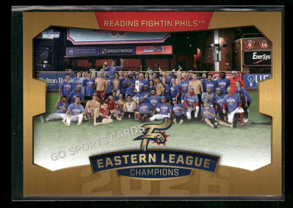 2026 Reading Fightin Phils Champions Team Photo