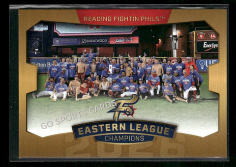 2026 Reading Fightin Phils Champions Team Photo