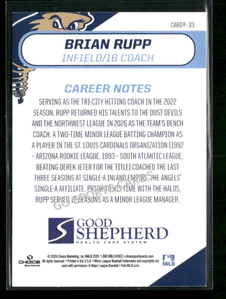 2026 Tri City Dust Devils Brian Rupp