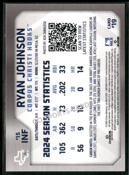 2025 Corpus Christi Hooks Ryan Johnson