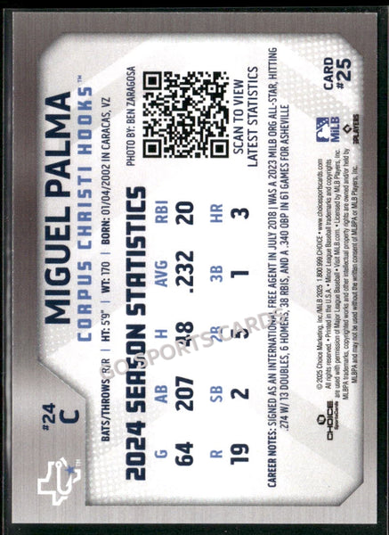 2025 Corpus Christi Hooks Miguel Palma
