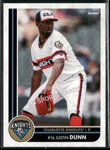 2025 Charlotte Knights Justin Dunn