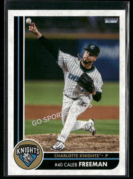 2025 Charlotte Knights Caleb Freeman