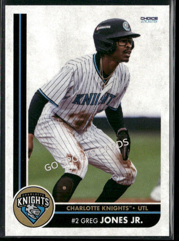 2025 Charlotte Knights Greg Jones Jr