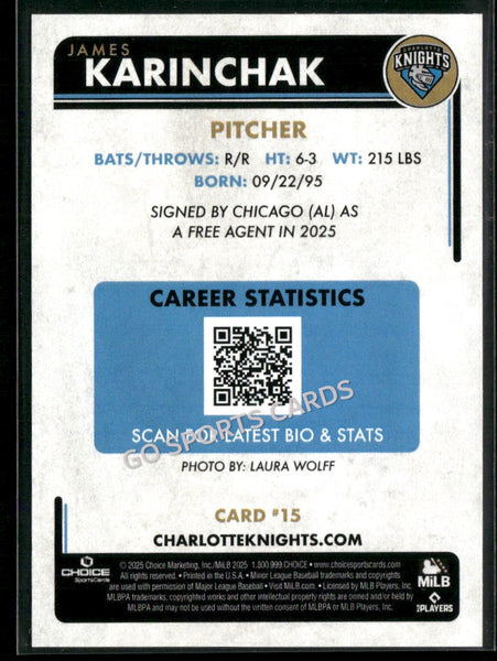 2025 Charlotte Knights James Karinchak