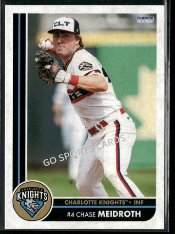 2025 Charlotte Knights Chase Meidroth