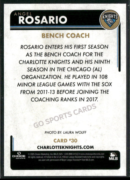 2025 Charlotte Knights Angel Rosario