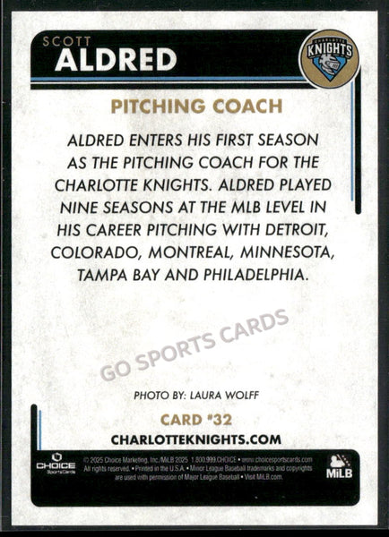 2025 Charlotte Knights Scott Aldred