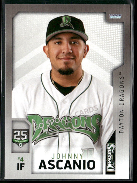 2025 Dayton Dragons Johnny Ascanio