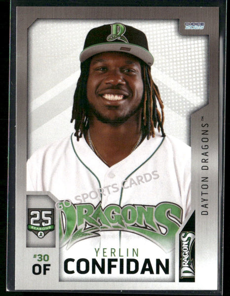 2025 Dayton Dragons Yerlin Confidan
