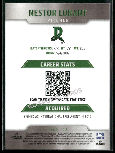 2025 Dayton Dragons Nestor Lorant