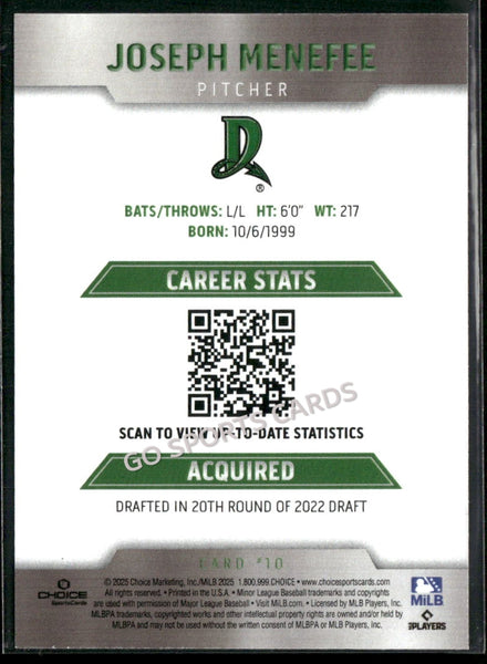 2025 Dayton Dragons Joseph Menefee