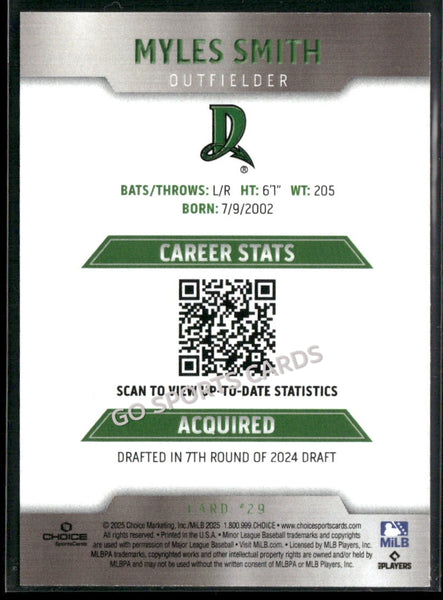 2025 Dayton Dragons Myles Smith