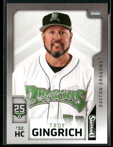 2025 Dayton Dragons Troy Gingrich