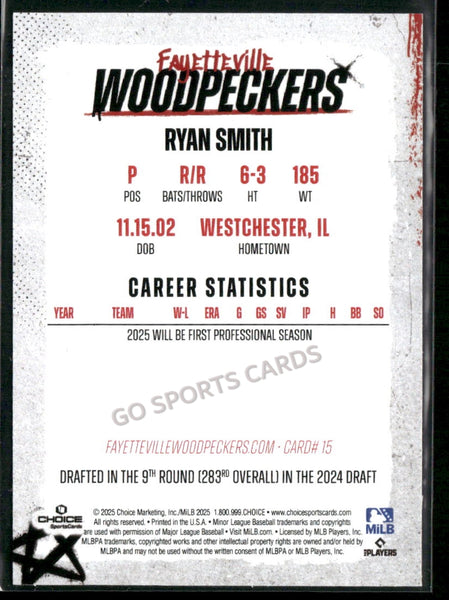 2025 Fayetteville Woodpeckers Ryan Smith