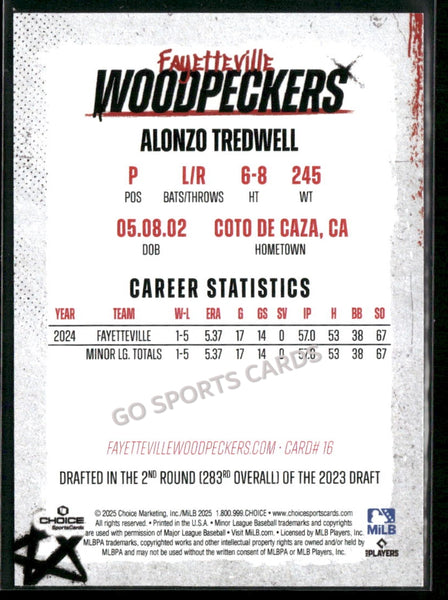 2025 Fayetteville Woodpeckers Alonzo Tredwell