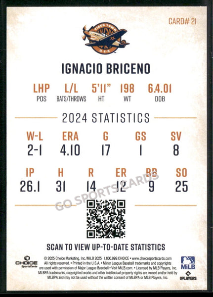 2025 Lakeland Flying Tigers Ignacio Briceno