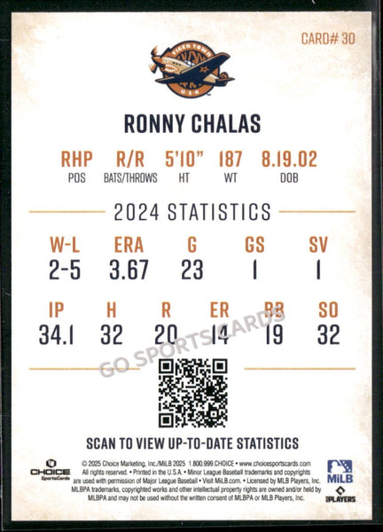 2025 Lakeland Flying Tigers Ronny Chalas