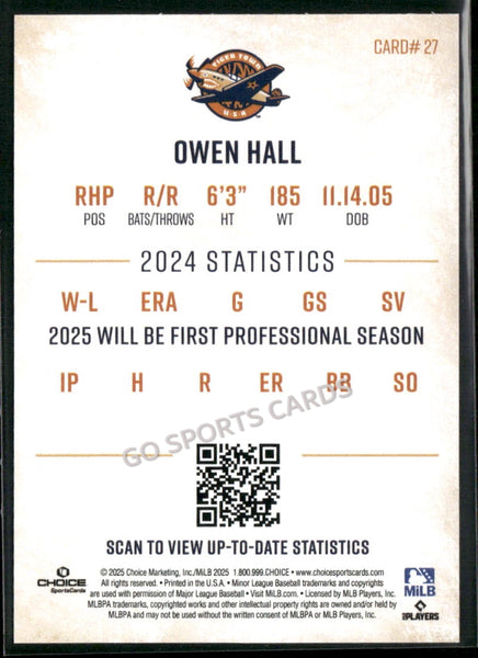 2025 Lakeland Flying Tigers Owen Hall