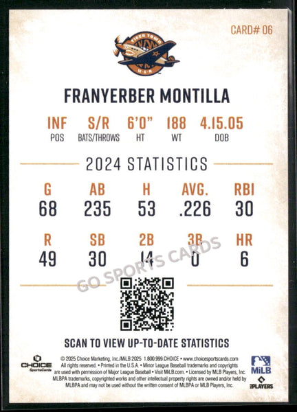 2025 Lakeland Flying Tigers Franyerber Montilla