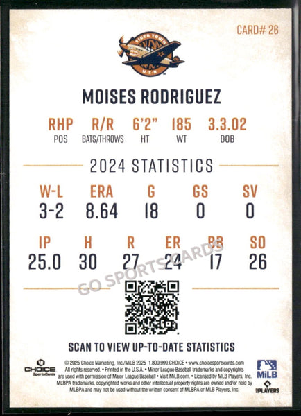 2025 Lakeland Flying Tigers Moises Rodriguez