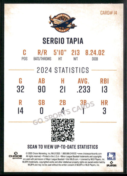 2025 Lakeland Flying Tigers Sergio Tapia