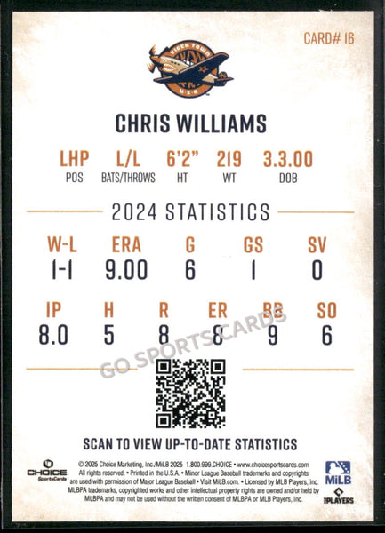 2025 Lakeland Flying Tigers Chris Williams