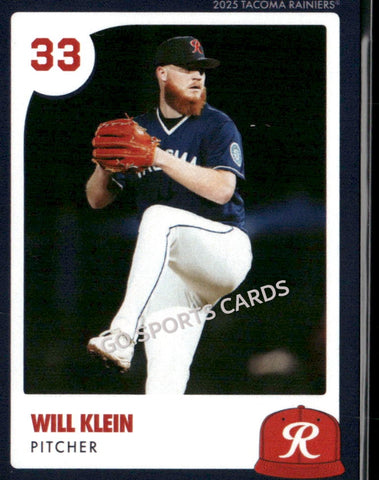 2025 Tacoma Rainiers Will Klein