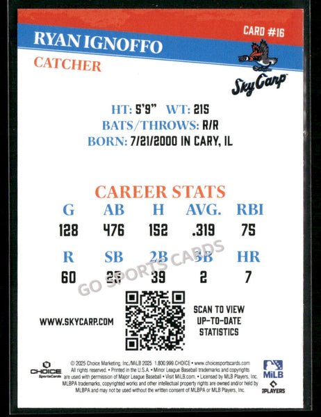 2025 Beloit Sky Carp Ryan Ignoffo