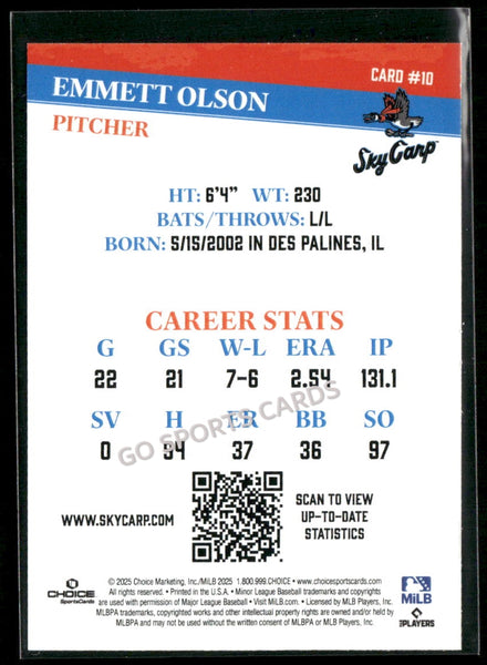 2025 Beloit Sky Carp Emmett Olson
