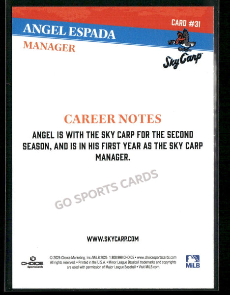 2025 Beloit Sky Carp Angel Espada